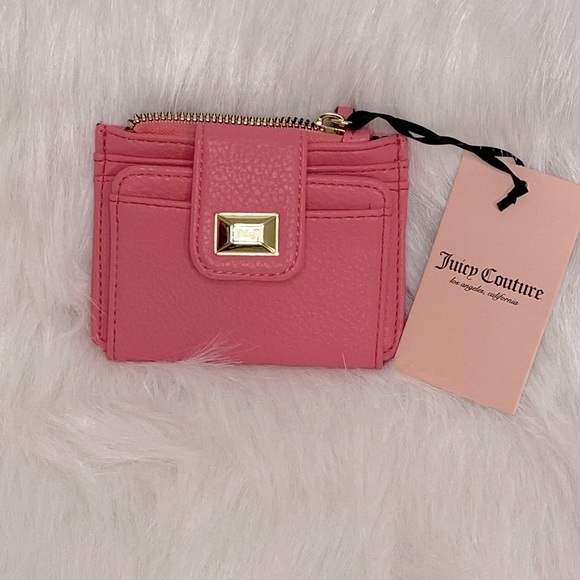 Juicy Couture Handbags - NWT Juicy Couture Pink Lemonade Block Party Tab Wallet
